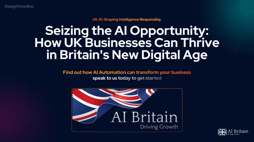 AI Britain - UK to be a leader in the AI space. The UK Government has unveiled their latest plans to supercharge AI Growth in the UK.