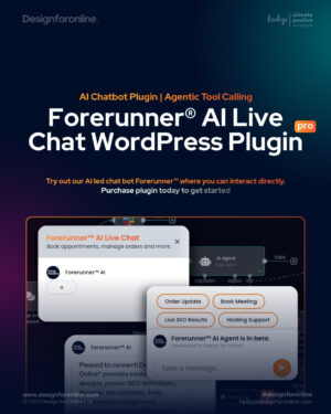 Forerunner AI Live Chatbot Wordpress Pro Plugin