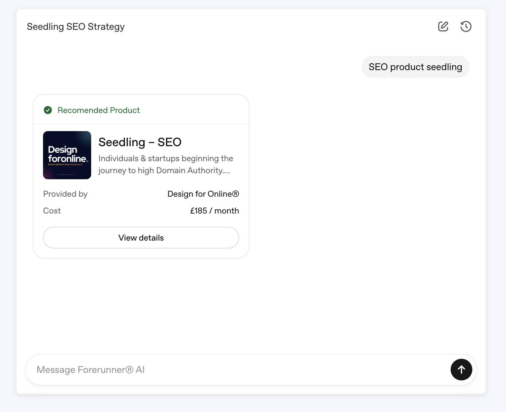 Product Widget for ChatKit by Design for Online, for ChatKit by OpenAI