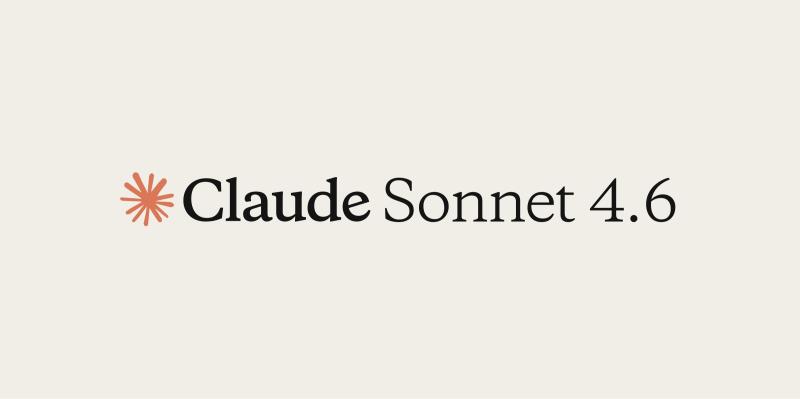Claude Sonnet 4.6 wordmark from Anthropic