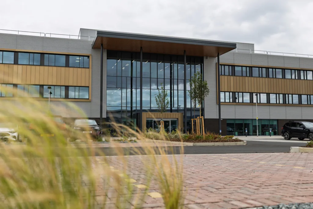 Outside Stowmarket Innovation Gateway Office Design for Online Ltd